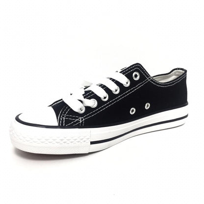 Zapatilla de Lona mujer negro - Pastik.cl
