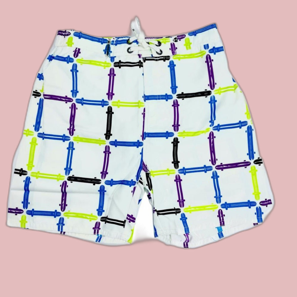 Traje de Baño Niño Blanco Colores - Pastik.cl