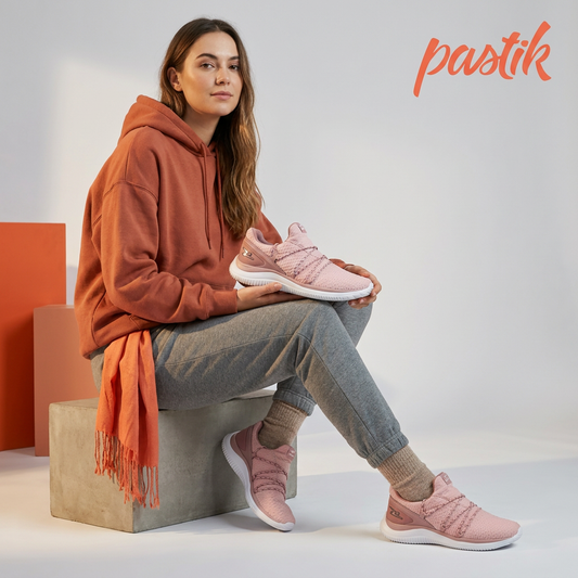 Zapatillas Deportivas Rosadas para Mujer