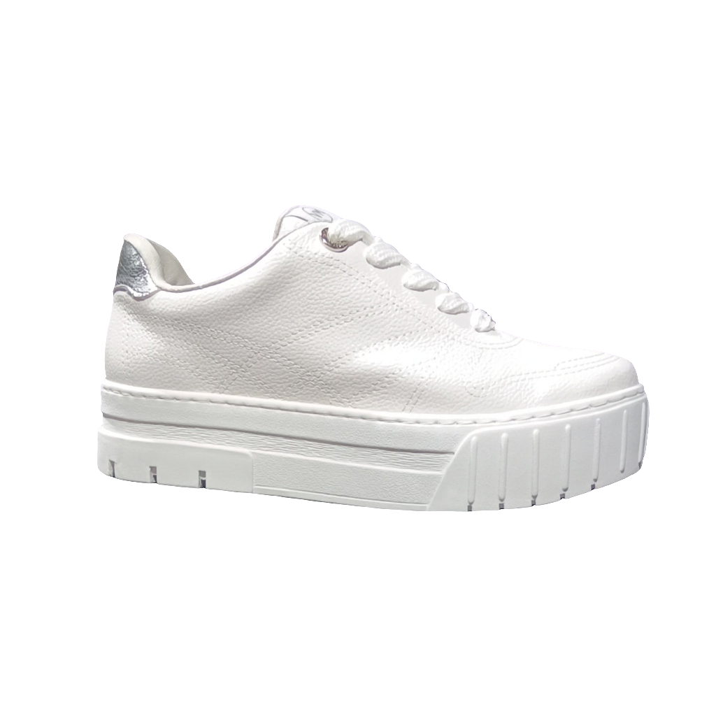 ZAPATILLA PLATAFORMA BLANCA MUJER SCOT VIA MARTE - Pastik.cl