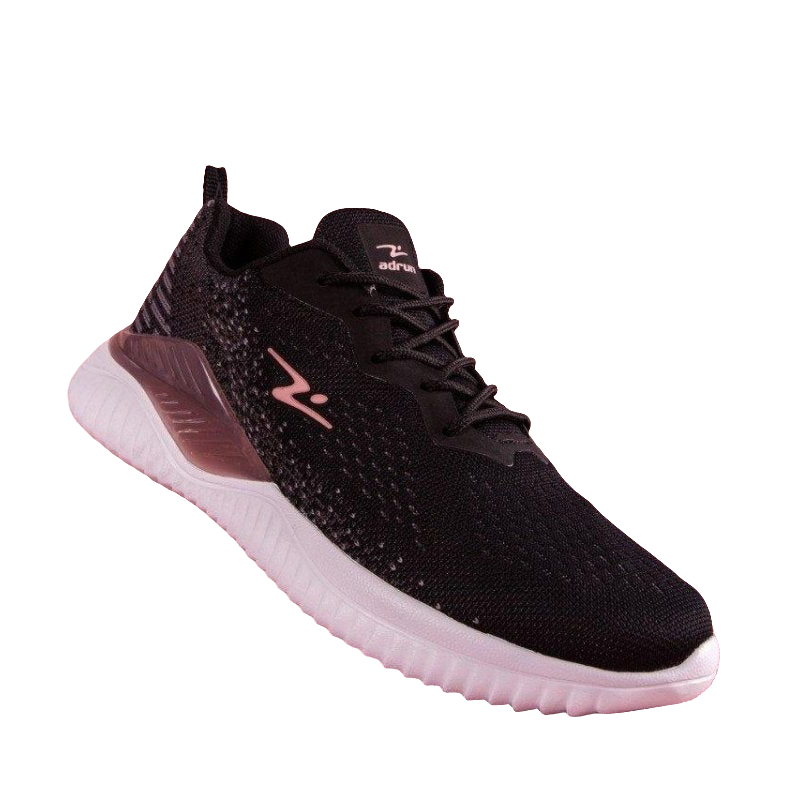 ZAPATILLA DEPORTIVA MUJER TYPE NEGRO ROSA 9403.
