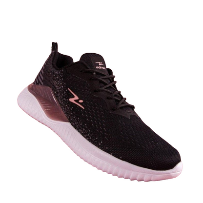 ZAPATILLA DEPORTIVA MUJER TYPE NEGRO ROSA 9403.