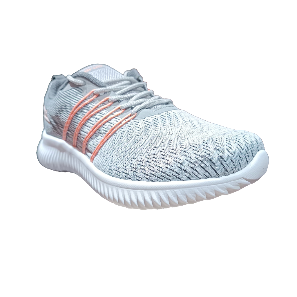ZAPATILLA DEPORTIVA MUJER GRIS SALMÓN 8711. - Pastik.cl