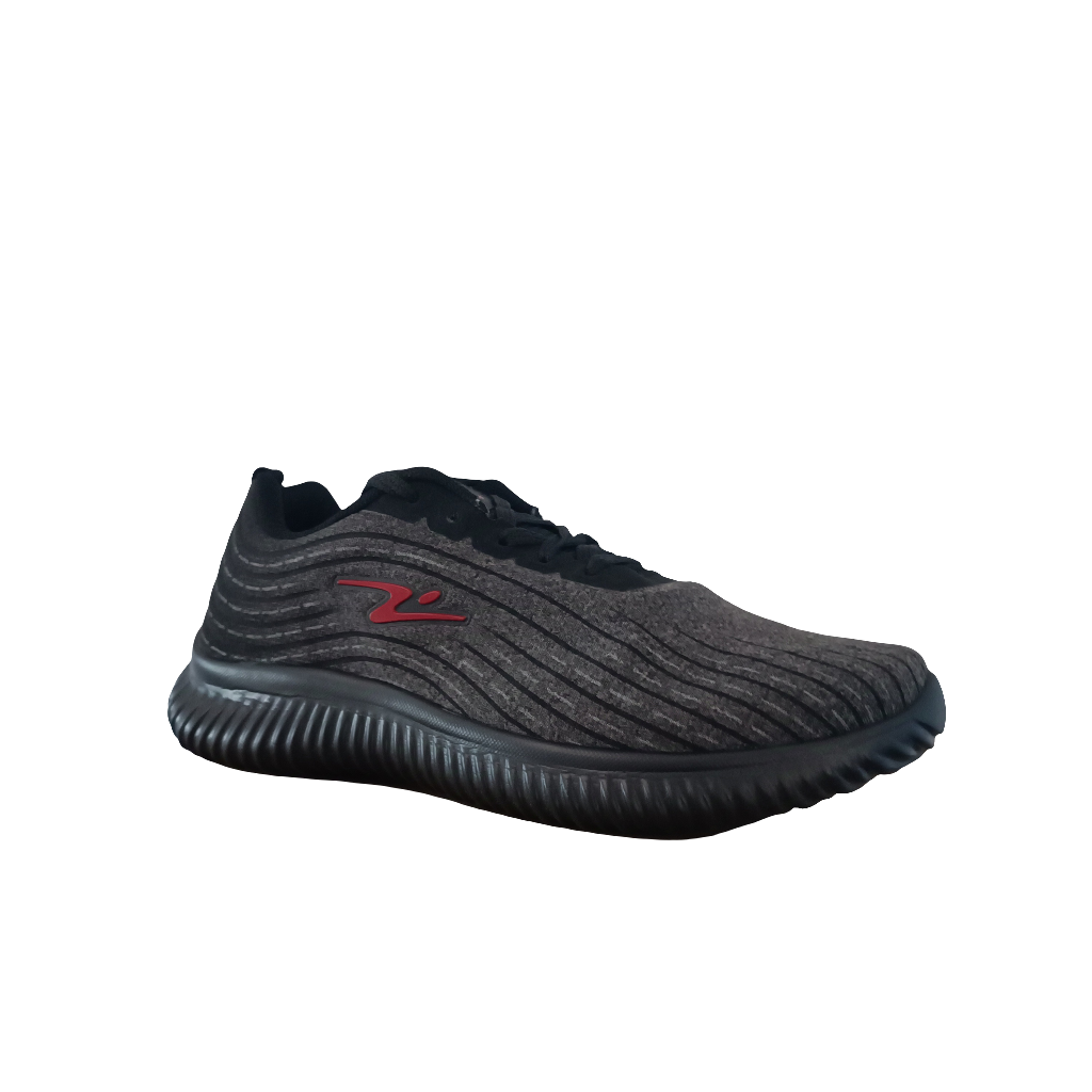 ZAPATILLA DEPORTIVA HOMBRE FLEX II GRIS NEGRO 8709.