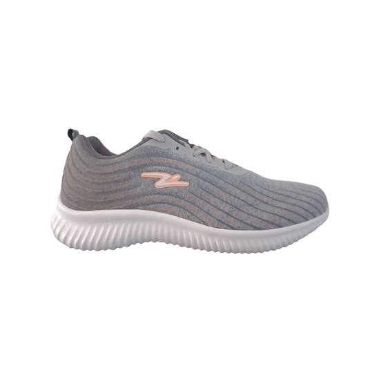 ZAPATILLA DEPORTIVA MUJER GRIS PERLA ROSA 8709