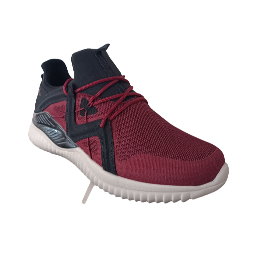 ZAPATILLA DEPORTIVA HOMBRE NEGRO BURDEO 9404. - Pastik.cl