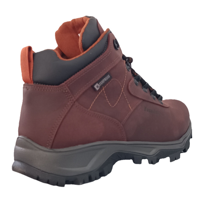BOTIN HOMBRE WATERPROOF PATY POZATINI MARRÓN BORDO