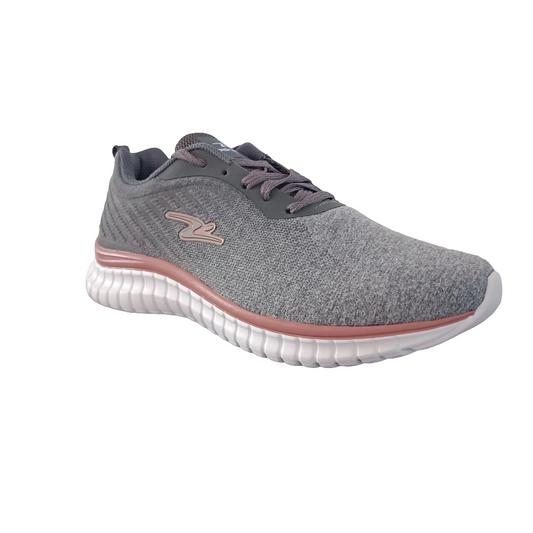 ZAPATILLA DEPORTIVA MUJER CENIZA ROSA 8614. - Pastik.cl