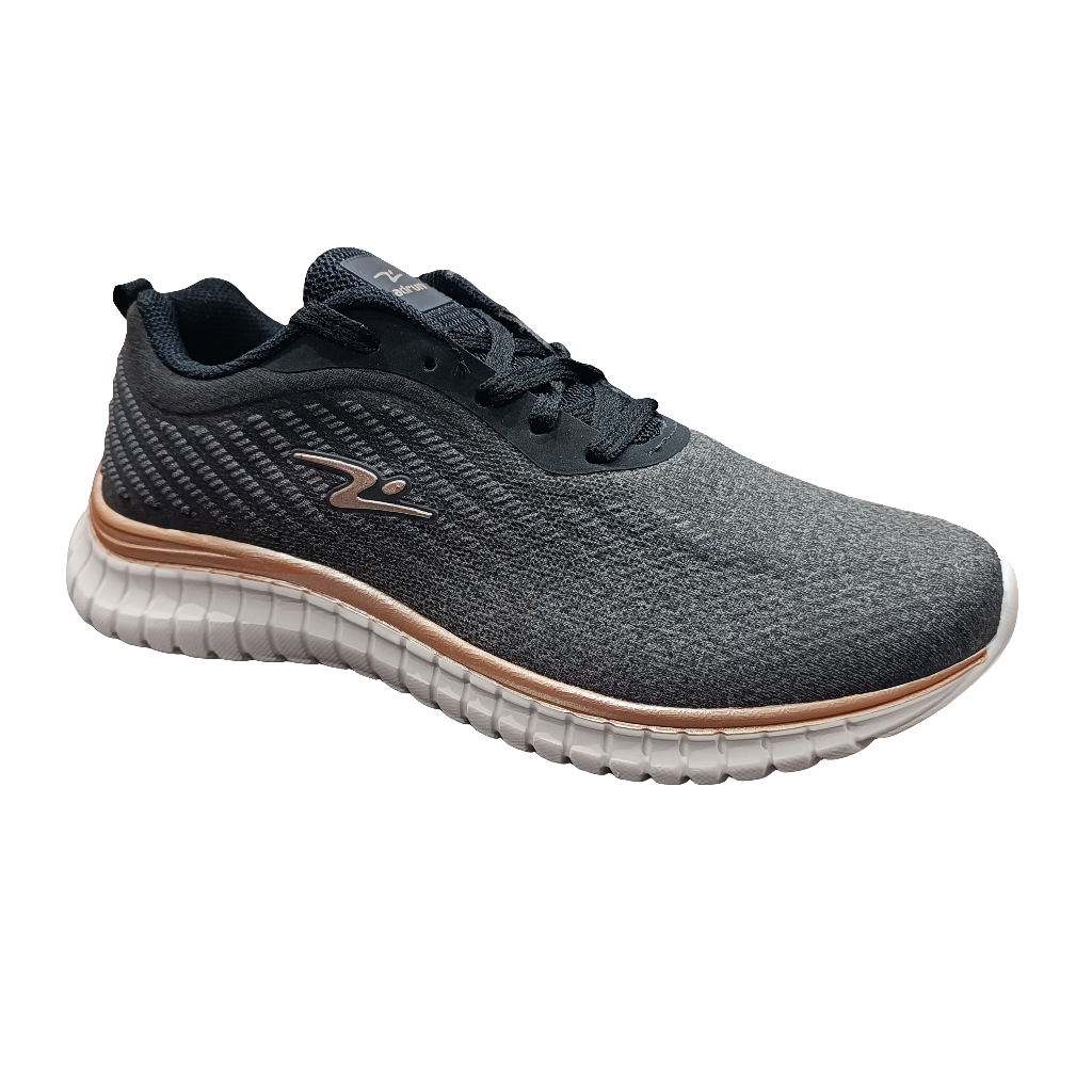 ZAPATILLA DEPORTIVA MUJER NEGRO BRONCE 8614. - Pastik.cl