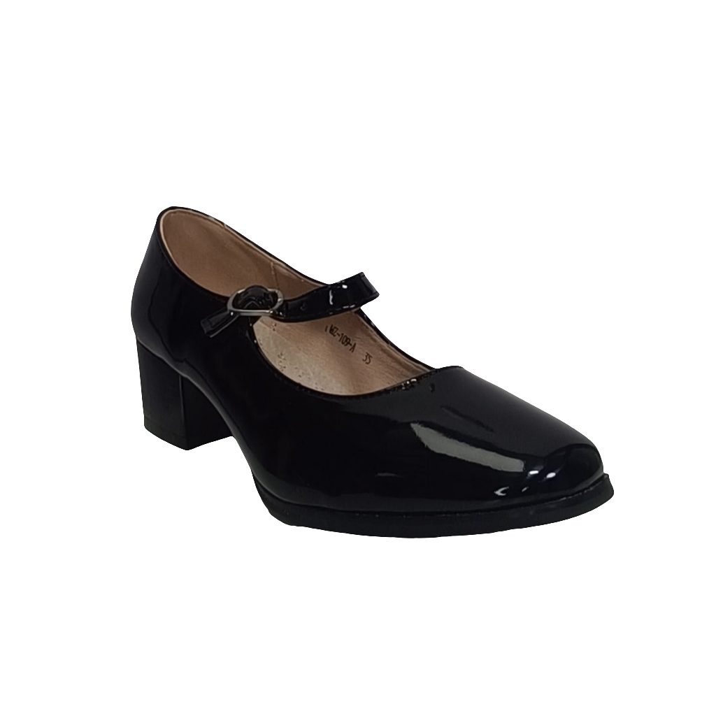 Zapato cueca mujer charol