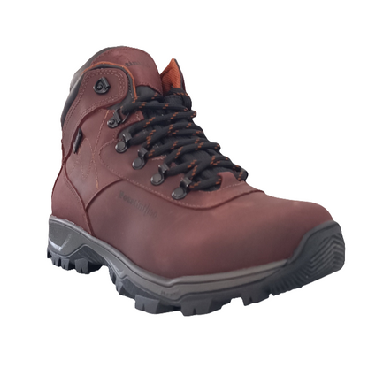 BOTIN HOMBRE WATERPROOF PATY POZATINI MARRÓN BORDO