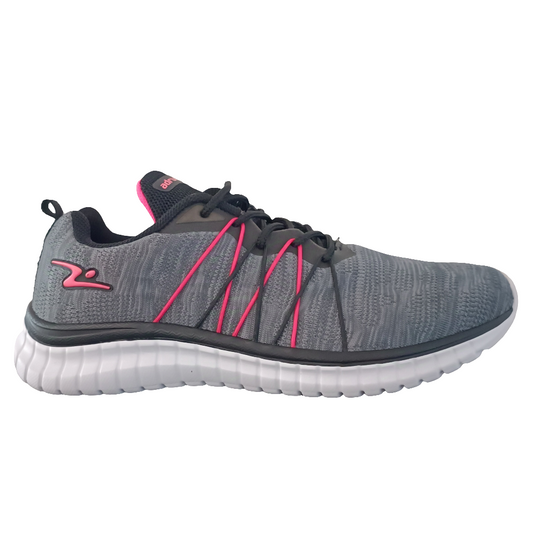 ZAPATILLA DEPORTIVA MUJER GRAFITO NEGRO ROSA 8619