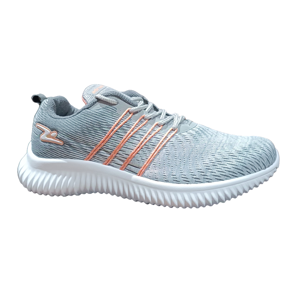ZAPATILLA DEPORTIVA MUJER GRIS SALMÓN 8711. - Pastik.cl