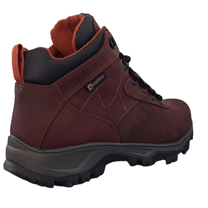 BOTIN HOMBRE WATERPROOF PATY POZATINI MARRÓN BORDO