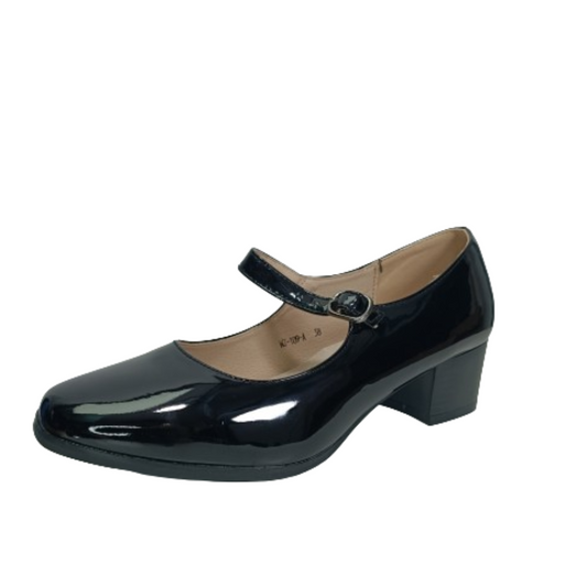 Zapato cueca mujer charol