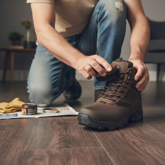 BOTIN HOMBRE WATERPROOF POZATINI BRITA MARRON