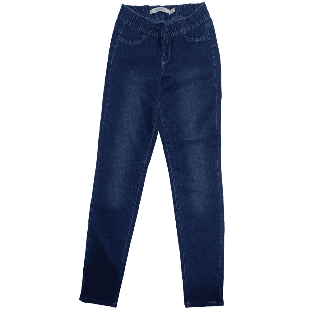 Pantalón jeans leggins vestidor azul de la marca Pastik.cl, con diseño ajustado y detalles de costura visibles en la imagen.