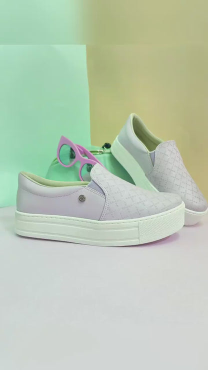 ZAPATILLA PANCHITA LILA VIA MARTE
