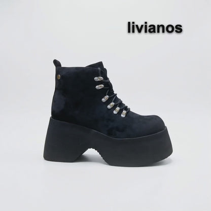 Botines de Gamuza con Plataforma Comfort | Pastik.cl