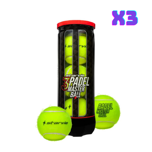 Pelotas Starvie Padel Master Pro x 3 Tarros