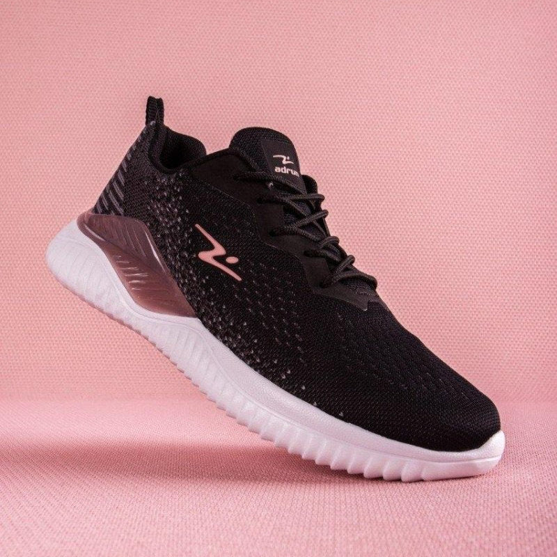 ZAPATILLA DEPORTIVA MUJER TYPE NEGRO ROSA 9403.
