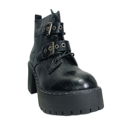 Botin negro Plataforma - Pastik.cl