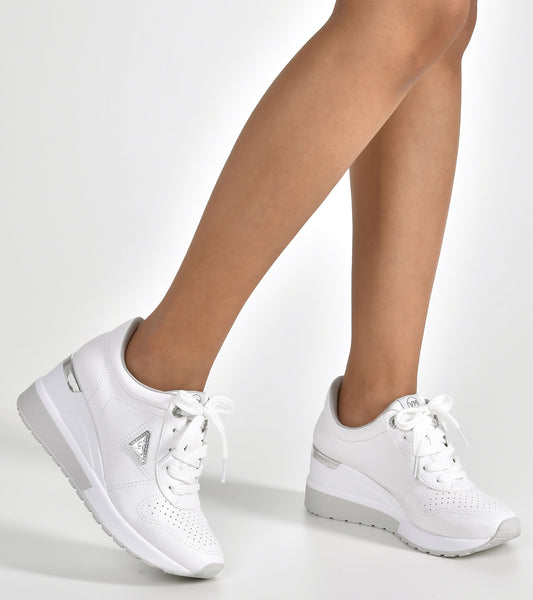 ZAPATILLA PLATAFORMA BLANCA NOVIA TOAT - Pastik.cl