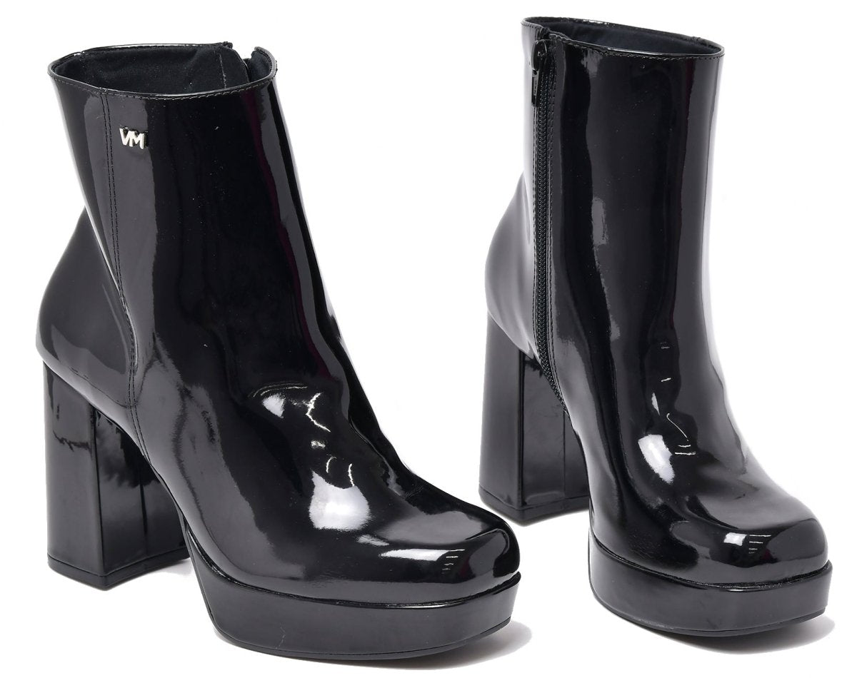 Botin Charol Taco Cuadrado - Pastik.cl