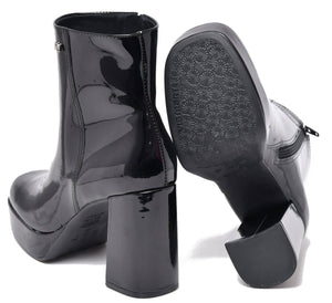 Botin Charol Taco Cuadrado - Pastik.cl