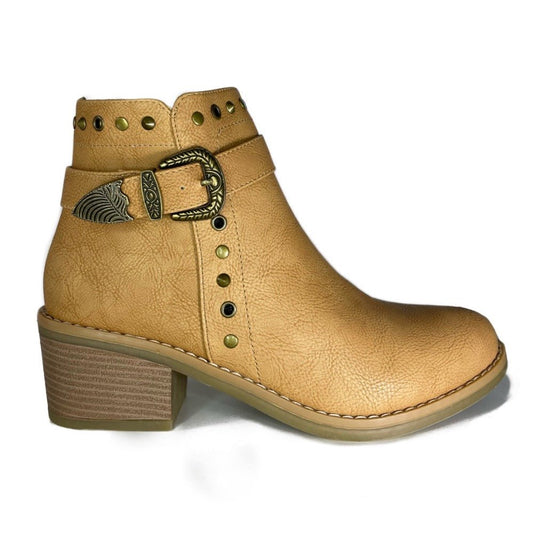 BOTIN HEBILLA BEIGE - Pastik.cl