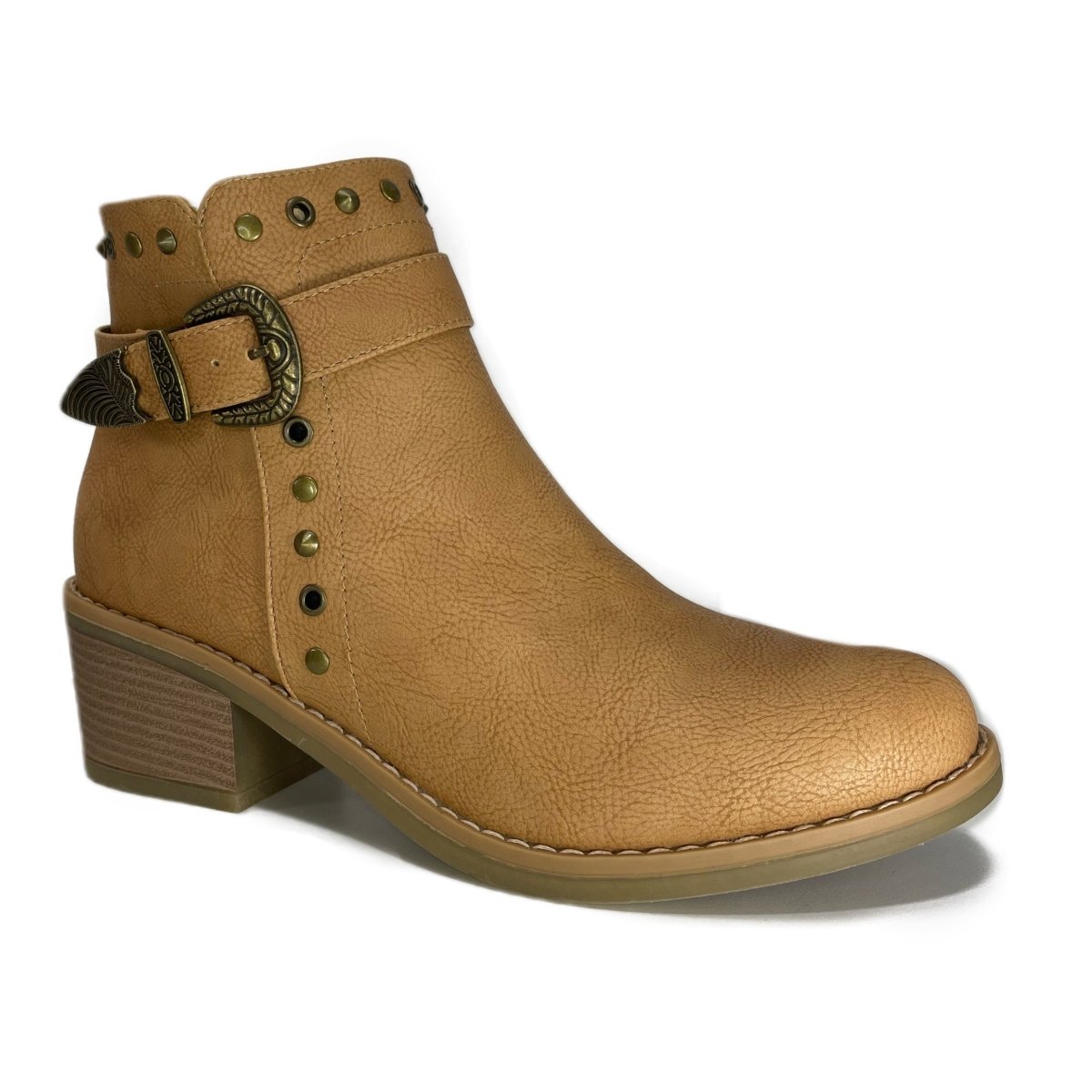 BOTIN HEBILLA BEIGE - Pastik.cl