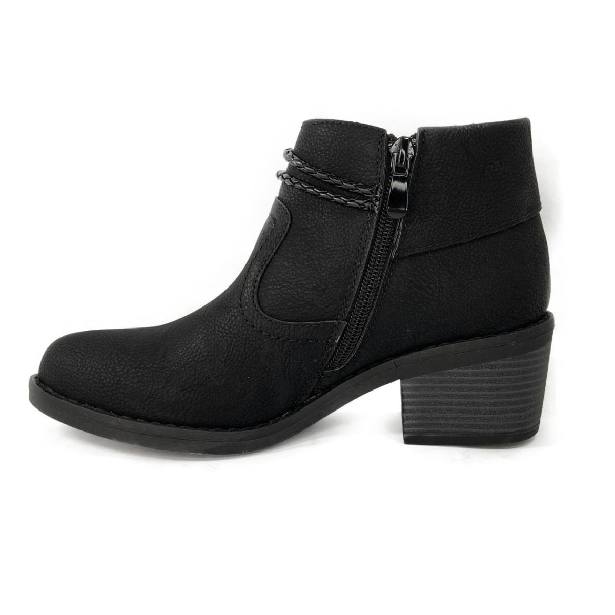 Botín negro clásico 8802 - Pastik.cl