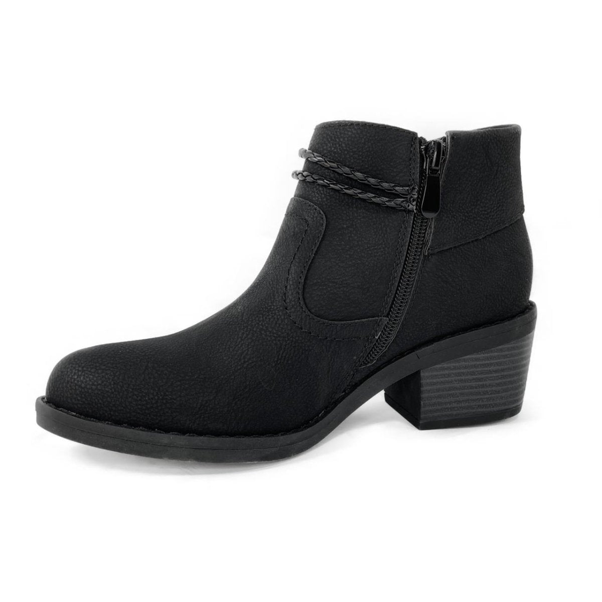 Botín negro clásico 8802 - Pastik.cl