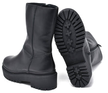 Cargar imagen en el visor de la galería, Botin Urbano Negro Caña Media - Pastik.cl

