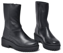 Cargar imagen en el visor de la galería, Botin Urbano Negro Caña Media - Pastik.cl
