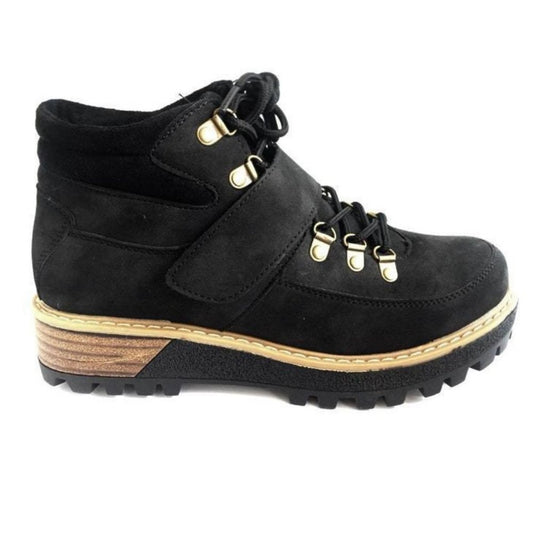 Botin velcro negro - Pastik.cl