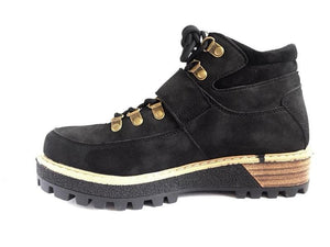 Botin velcro negro - Pastik.cl