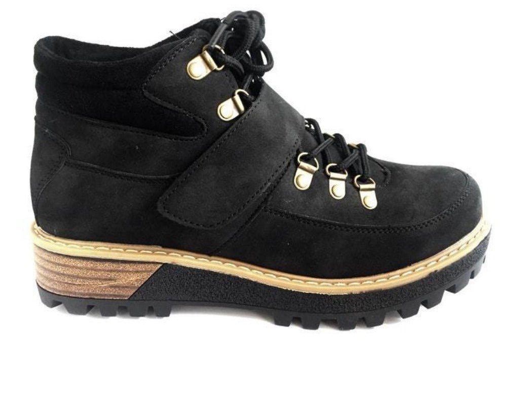 Botin velcro negro - Pastik.cl