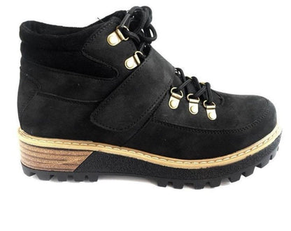 Botin velcro negro - Pastik.cl