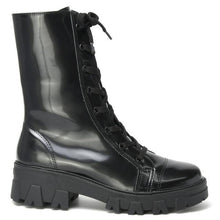 Cargar imagen en el visor de la galería, Bototo Cordones Negro Charol Taco Medio 6805 - Pastik.cl
