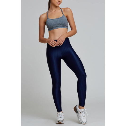 CALZA LEGGING DEPORTIVA BRASIL TEXTURA AZUL - Pastik.cl