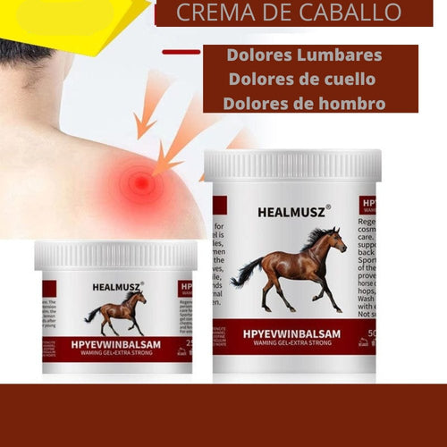 Crema para dolores musculares y artritis - De caballo - Pastik.cl
