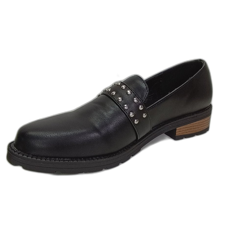 Mocasín Negro Hebillas - Pastik.cl