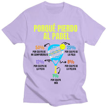 Cargar imagen en el visor de la galería, Polera Padel Divertido - Pastik.cl
