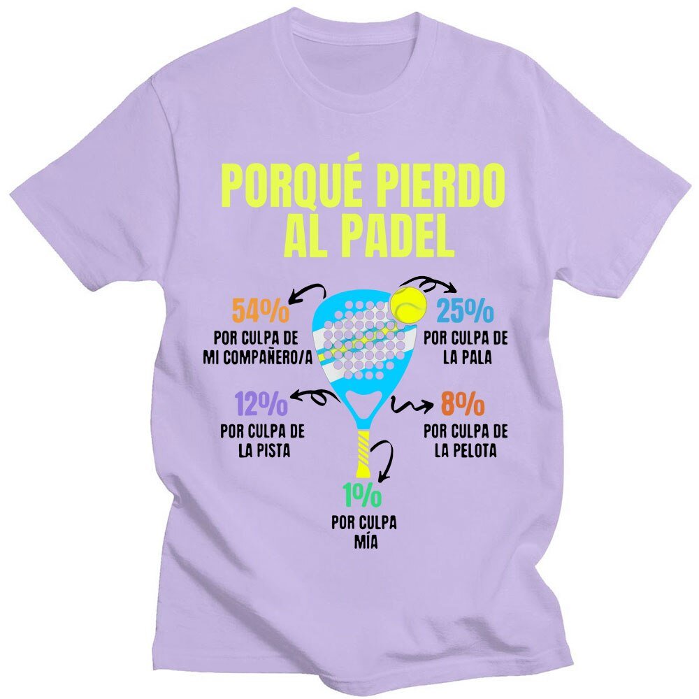 Polera Padel Divertido - Pastik.cl