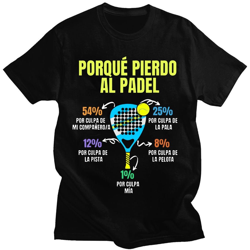 Polera Padel Divertido - Pastik.cl