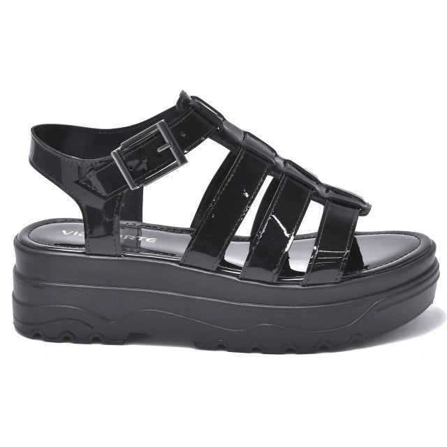 SANDALIA CHUNKY RICHI NEGRA - Pastik.cl