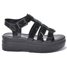 Cargar imagen en el visor de la galería, SANDALIA CHUNKY RICHI NEGRA - Pastik.cl
