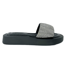 Cargar imagen en el visor de la galería, Sandalia Ornela Negro Plata. - Pastik.cl
