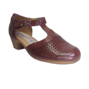 Sandalia taco señora marron - Pastik.cl